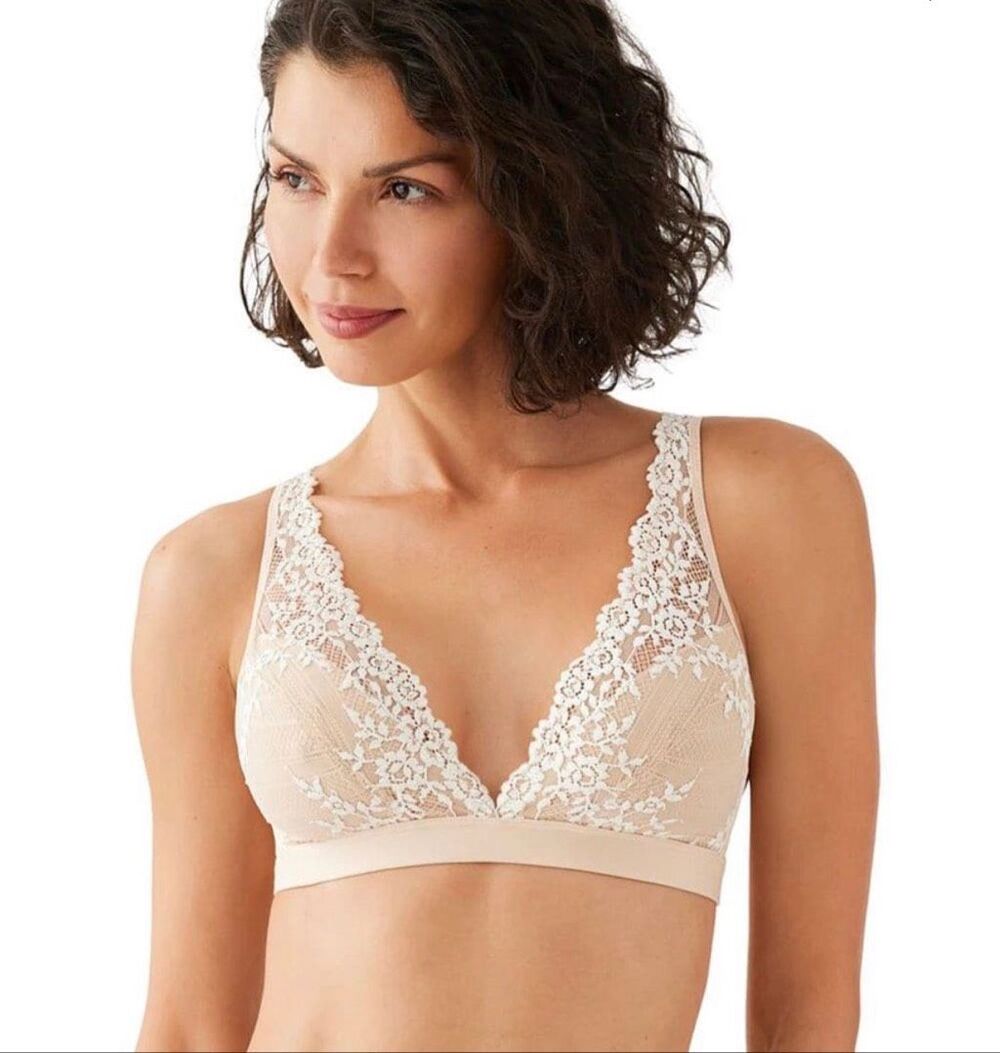 C46 Wacoal tan soft cup Bralette  size 34 852191